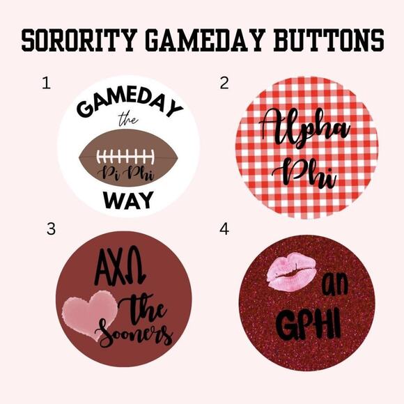 Game day buttons - Picture 1 of 1